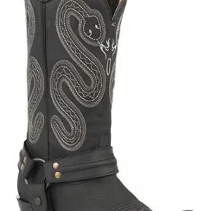Roper Mens Conceal Sting Snip Black Boots