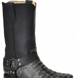 Roper Mens Embossed Caiman Harness Boots