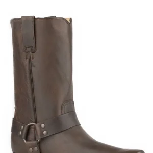 Roper Mens Harness Biker Toe 11" Shaft Leather Boots