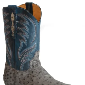 Roper Mens Ostich Full Quill Exotic Western Boots