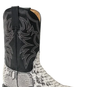 Roper Mens Python Square Toe Western Boots