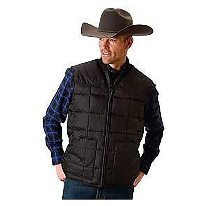 Roper Mens Rangegear Down Jacket LG Black - Image 2