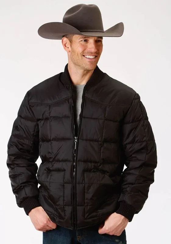 Roper Mens Rangegear Down Jacket LG Black
