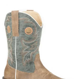 Roper Mens Square Toe Western Boots with Pull Holes