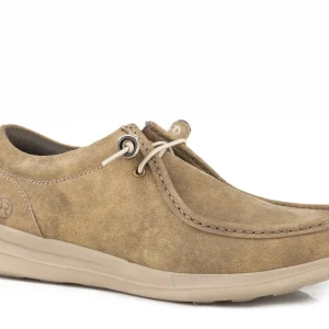 Roper Mens Tan Vintage Leather Chukka Shoes