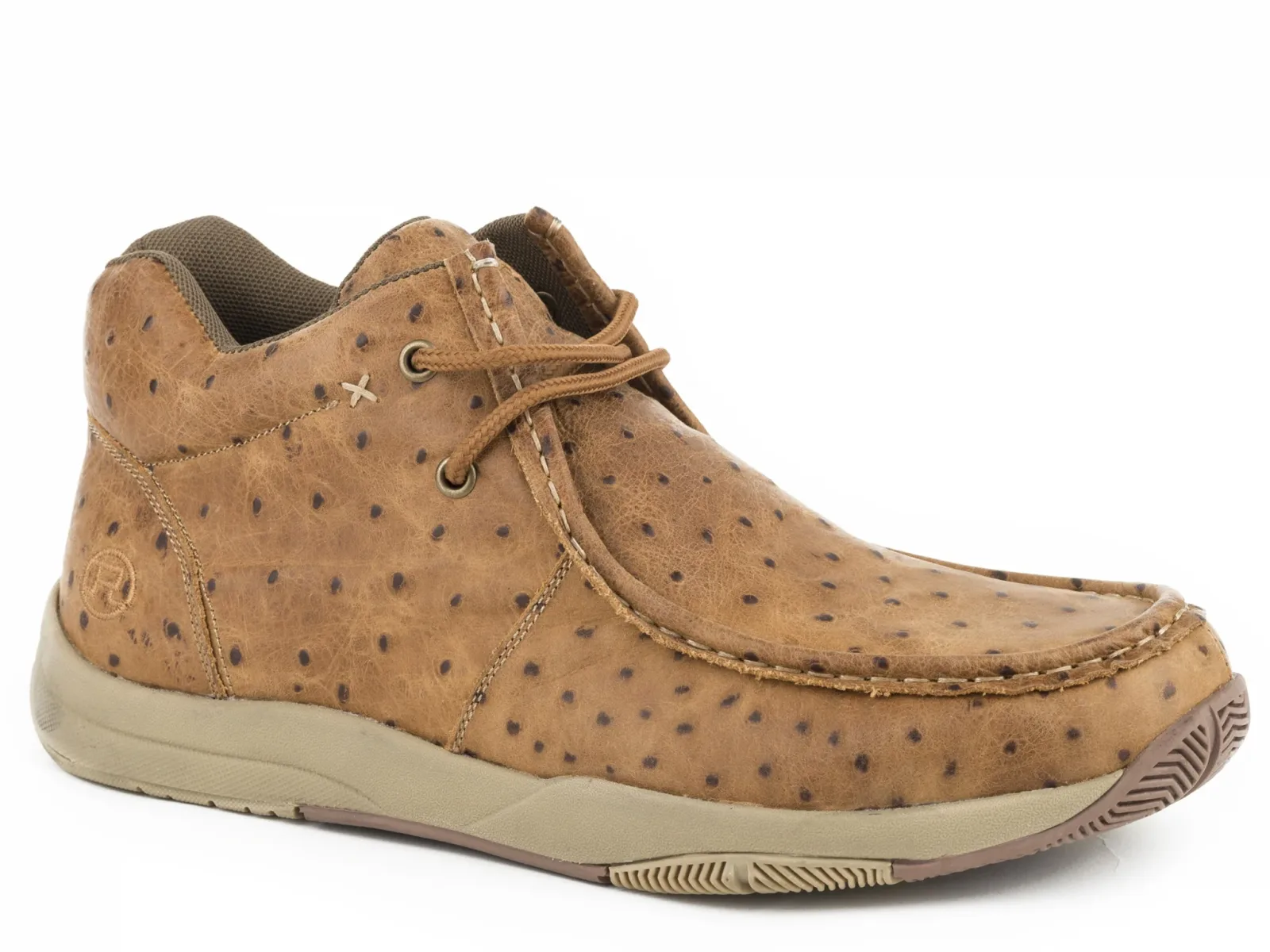 Roper Mens Vintage Ostrich Chukka Shoes - Image 2