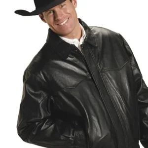 Roper Mens Western Bomber Jacket LG Black