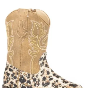 Roper Toddler Glitter Leopard Boots