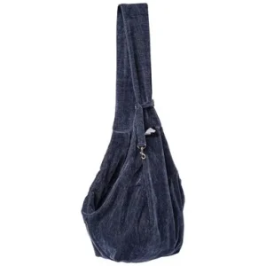 Roxbury Pet Navy Blue Chenille Sierra Pet Sling