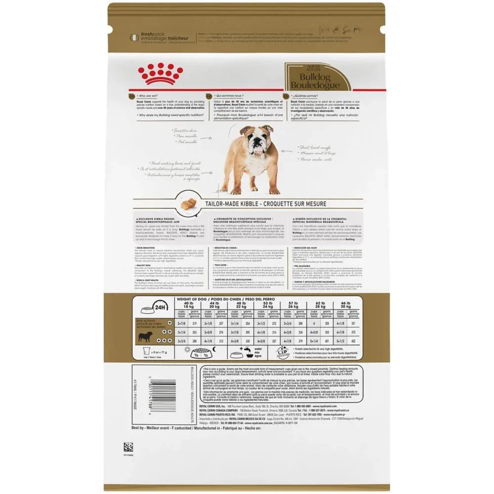 Royal Canin Breed Health Nutrition Bulldog Adult Dry Dog Food - Image 2