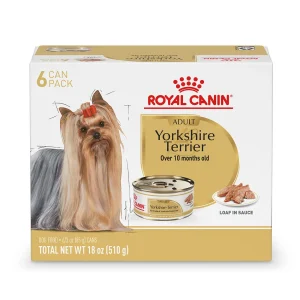 Royal Canin Breed Health Nutrition® Yorkshire Terrier Adult Loaf In Sauce Dog Food, 3 oz, 6-pack