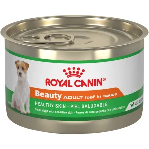 Royal Canin Canine Health Nutrition Beauty Adult Loaf in Sauce Canned Dog Food, 5.2 oz, case of 24