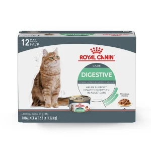 Royal Canin® Feline Care Nutrition Digestive Care Canned Cat Food Wet Formula, Gravy Cat Food, 3 oz 12 Pack