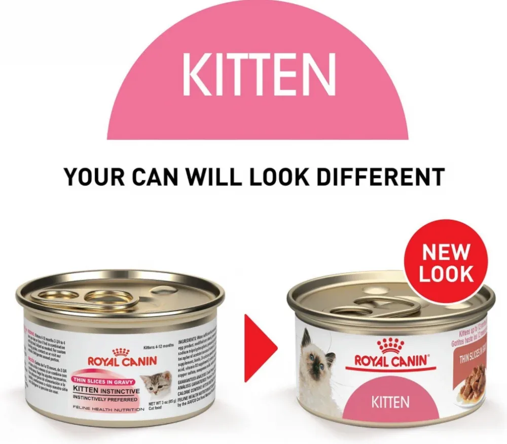 Royal Canin Feline Nutrition Kitten Instinctive Thin Slices in Gravy Canned Cat Food - Image 2