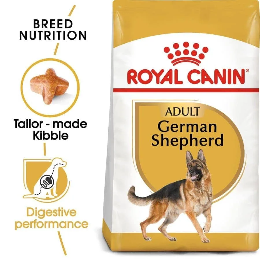 Royal Canin German Shepherd Dry Food and Maxi Adult Dog Wet Food Combo - Image 2