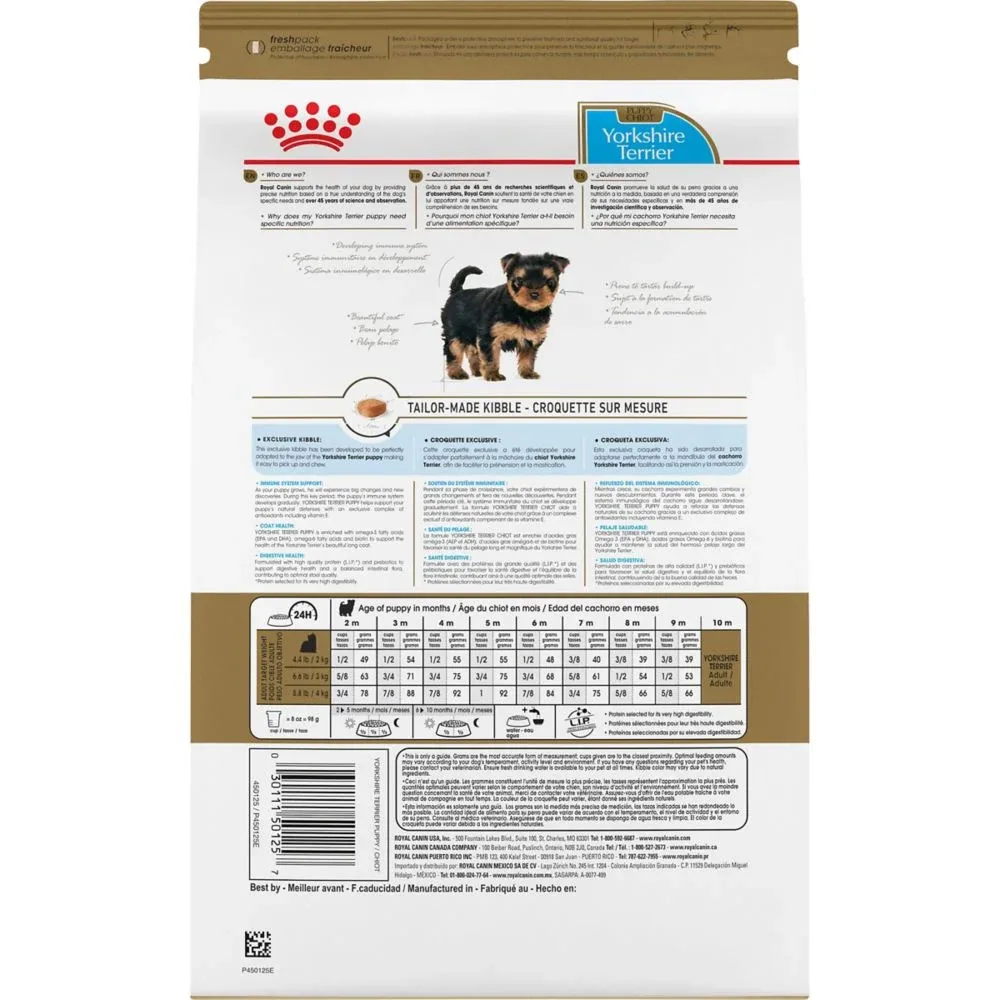 Royal Canin Yorkshire Terrier Puppy Dry Dog Food - Image 2