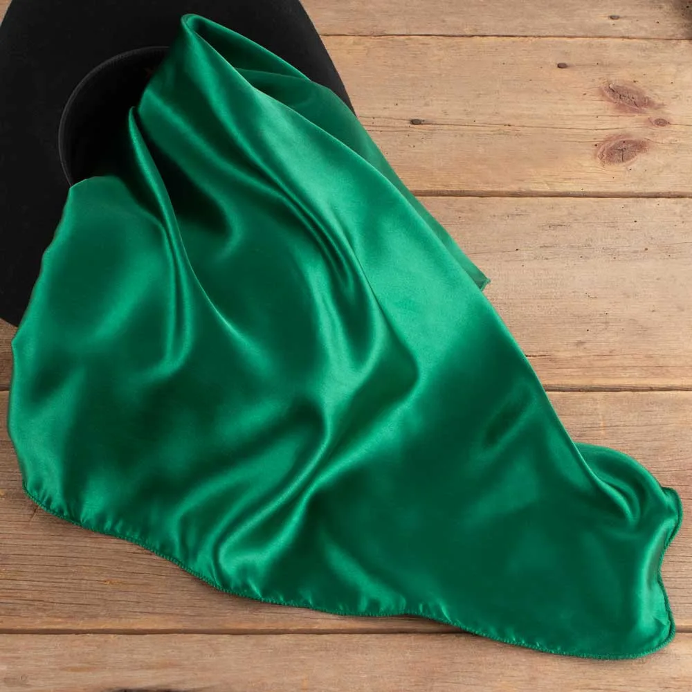 Royal Highness Elegant Emerald Green Wild Rag - Image 2