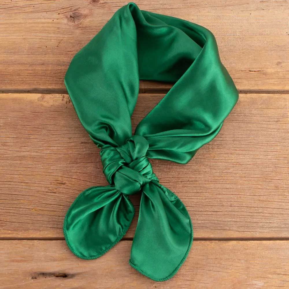 Royal Highness Elegant Emerald Green Wild Rag