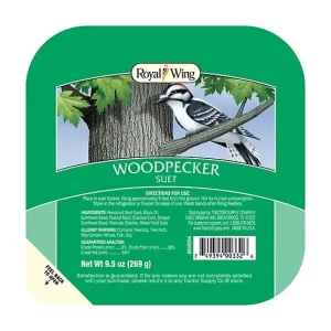 Royal Wing High-Energy Woodpecker Suet Cake