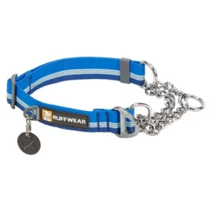 RuffWear Chain Reaction Blue Pool Martingale Dog Collar