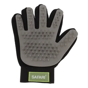 Safari Grooming Glove Black & Gray