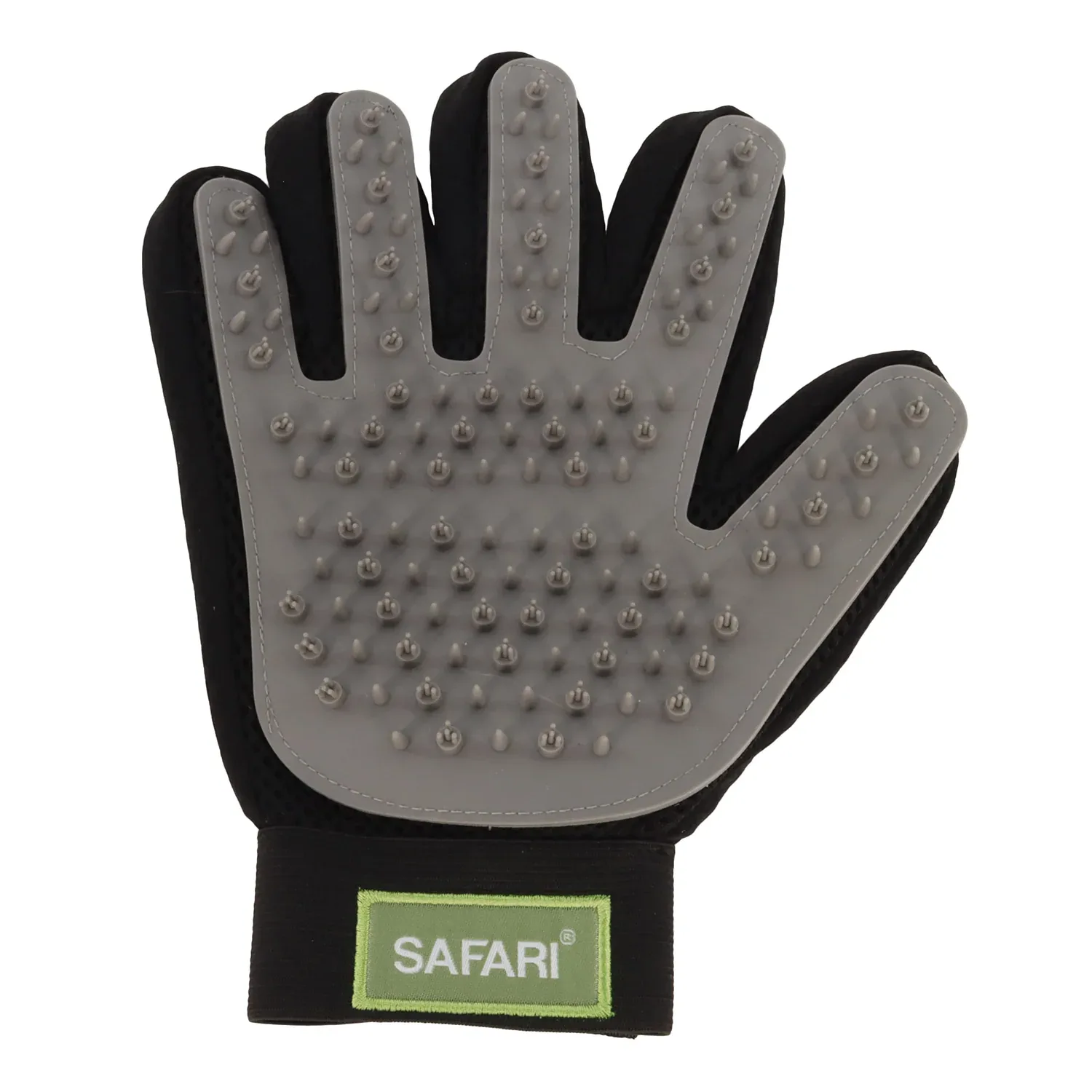 Safari Grooming Glove Black & Gray