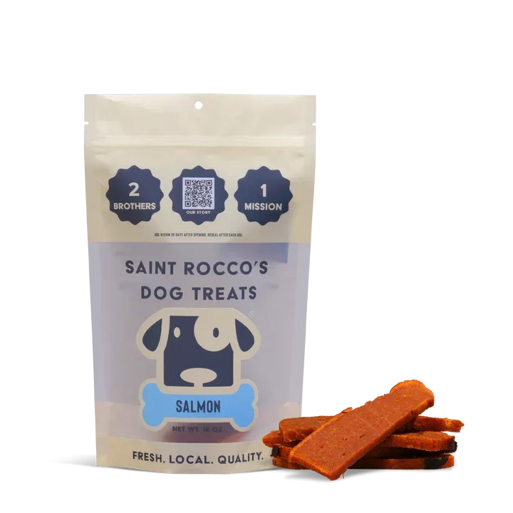 Saint Rocco's Salmon Dog Treats-16 oz