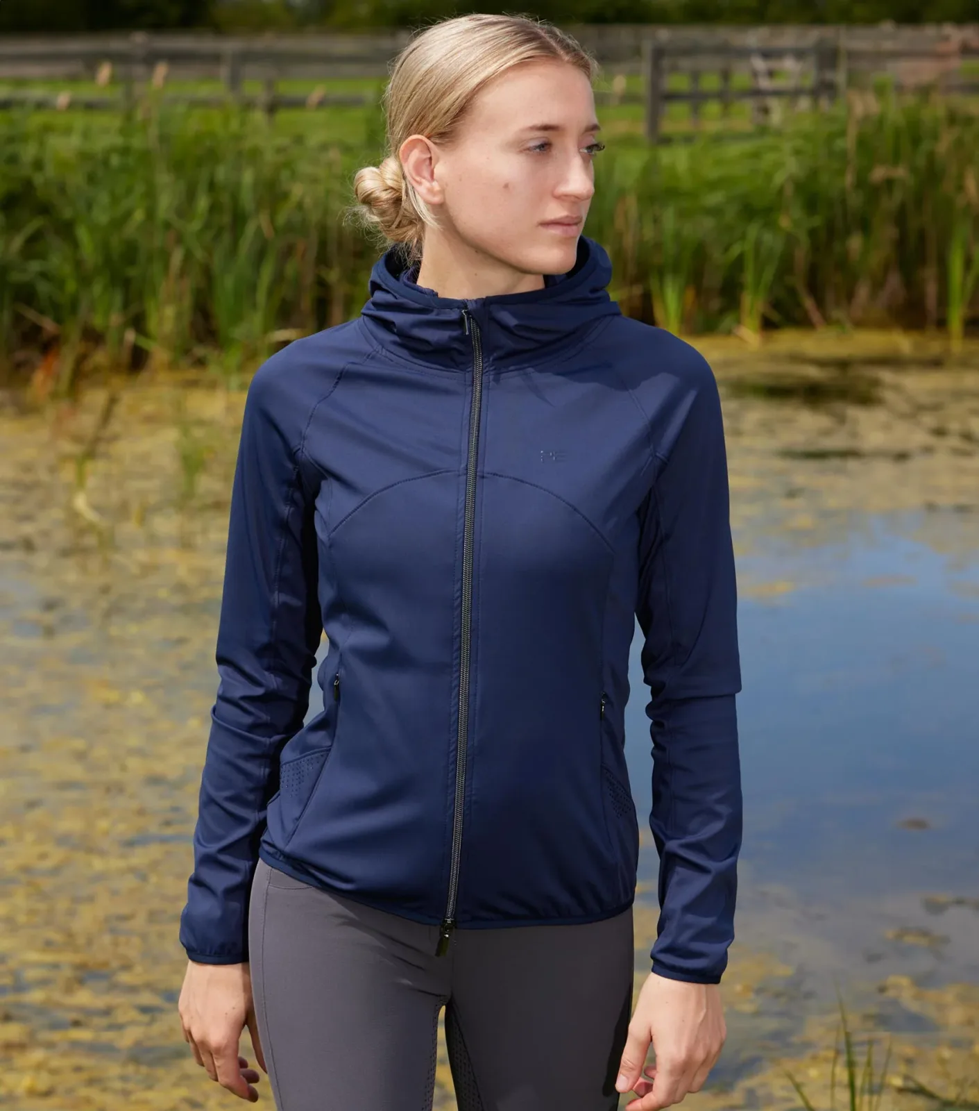 SALE - Franca Ladies Sports Jacket Navy - Image 2