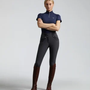 SALE - Torino Ladies Full Seat Gel Riding Breeches Anthracite