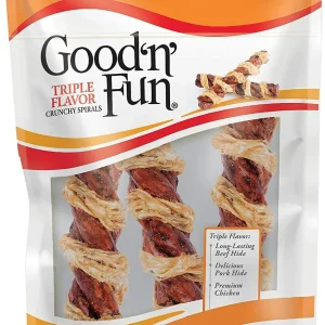 Salix Good N Fun Chicken Wrap Beef Spiral 3 ct