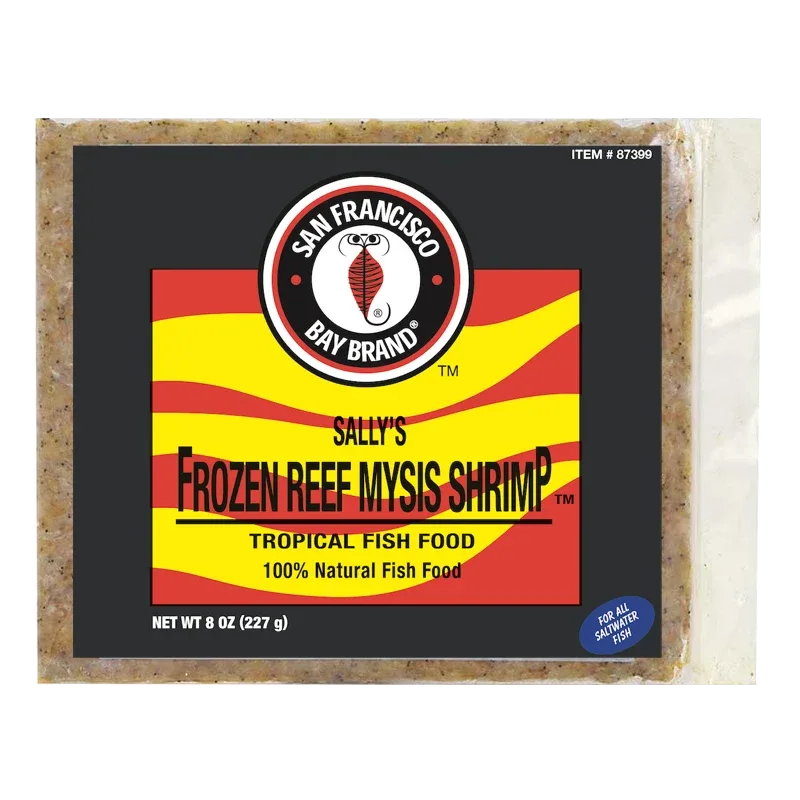 San Francisco Bay Brand Sally's Frozen Reef Mysis Shrimp 8 oz SD-5