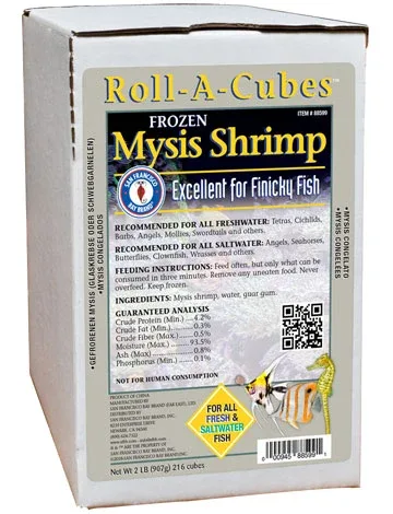 San Francisco Mysis Shrimp Frozen Fish Food 2 lb SD-5