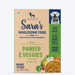 Sara's Wholesome Classic Paneer and Veggies Dog Wet Food