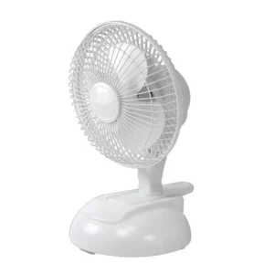 Sarasota Breeze Clip-On Desk Fan White 6"