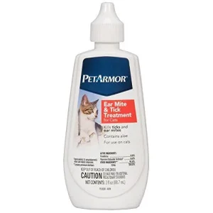 Sargents Remedy Ear Mite and Tick For Cats 3oz{L+