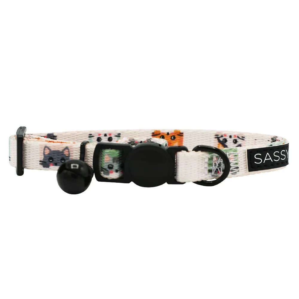 Sassy Meow Breakaway Cat Collar, Smitten Kittens - Image 2