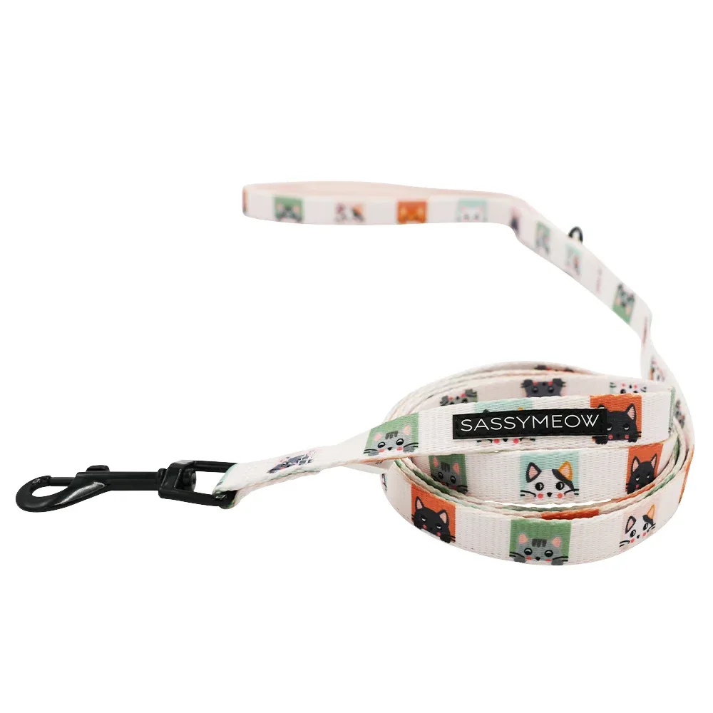 Sassy Meow Cat Leash, Smitten Kittens