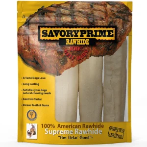 Savory Prime 6-7" AMERICAN Retriever Roll for Dogs - 3 pk