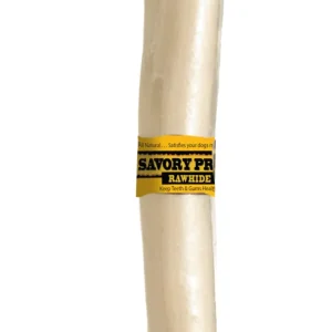 Savory Prime 9-10" Supreme Retriever Roll White for Dogs