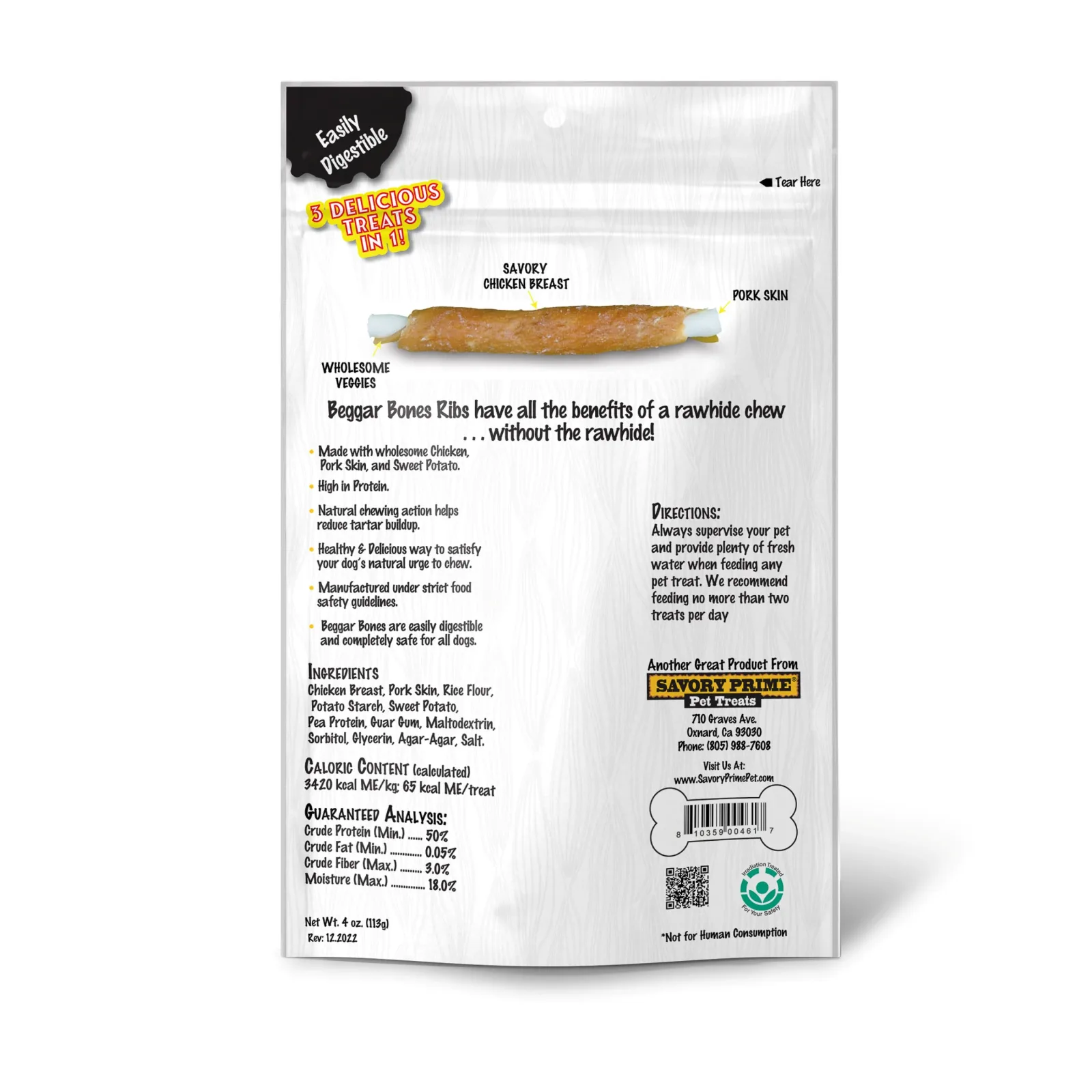 Savory Prime Beggar Bones 3 in 1 Flavor Ribs - Image 2