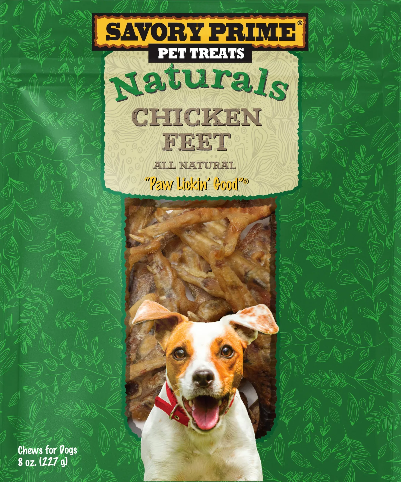 Savory Prime Naturals Chicken Feet Dog Chews 8 oz
