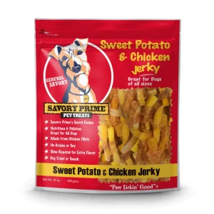 Savory Prime Sweet Potato & Chicken Jerky 16 oz. Dog Treats