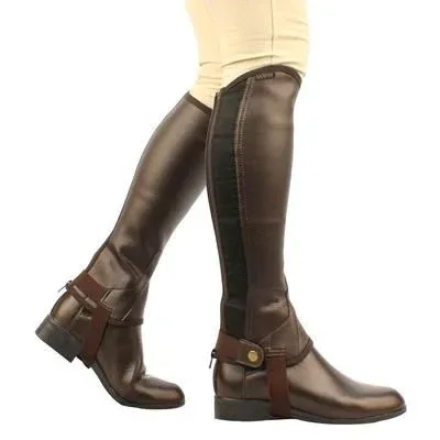 Saxon Equileather Childs Half Chaps - Image 2