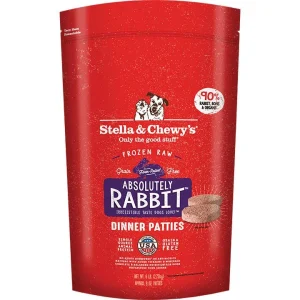 S&c Absolutely frozen Rbbt Dog 6 Lb {L-1x}860033 SD-5