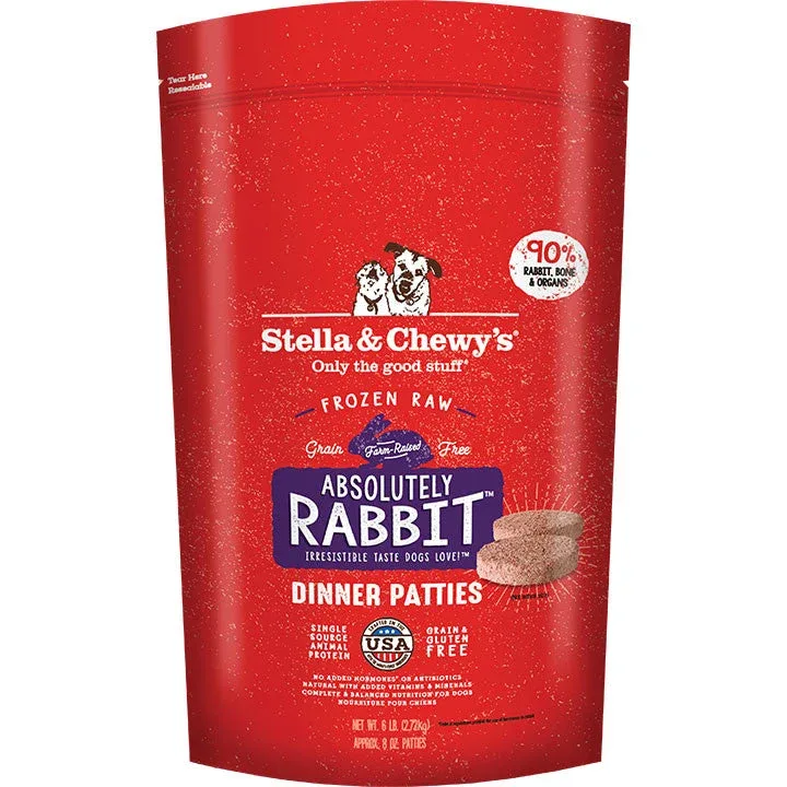 S&c Absolutely frozen Rbbt Dog 6 Lb {L-1x}860033 SD-5