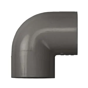 Schedule 80 PVC Elbow 1" Socket x Socket Gray