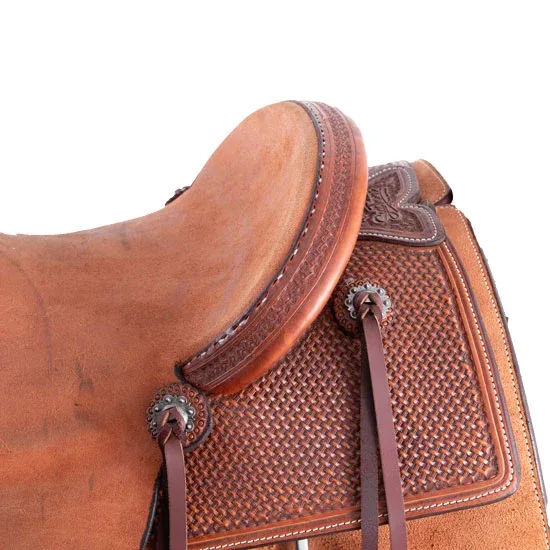 Scott Thomas Custom Saddles Basket Ranch Cutter Saddle - Image 2