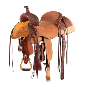 Scott Thomas Custom Saddles Basket Ranch Cutter Saddle