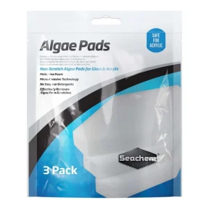 Seachem Laboratories Algae Pad for Glass Acrylic Aquariums, White, 25 mm, 3 ct