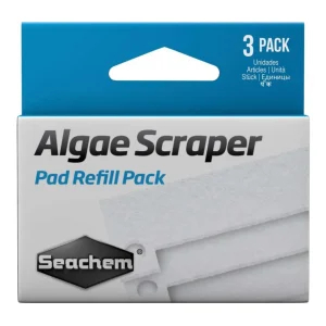 Seachem Laboratories Algae Scraper Replacement Pad, White, 3 ct